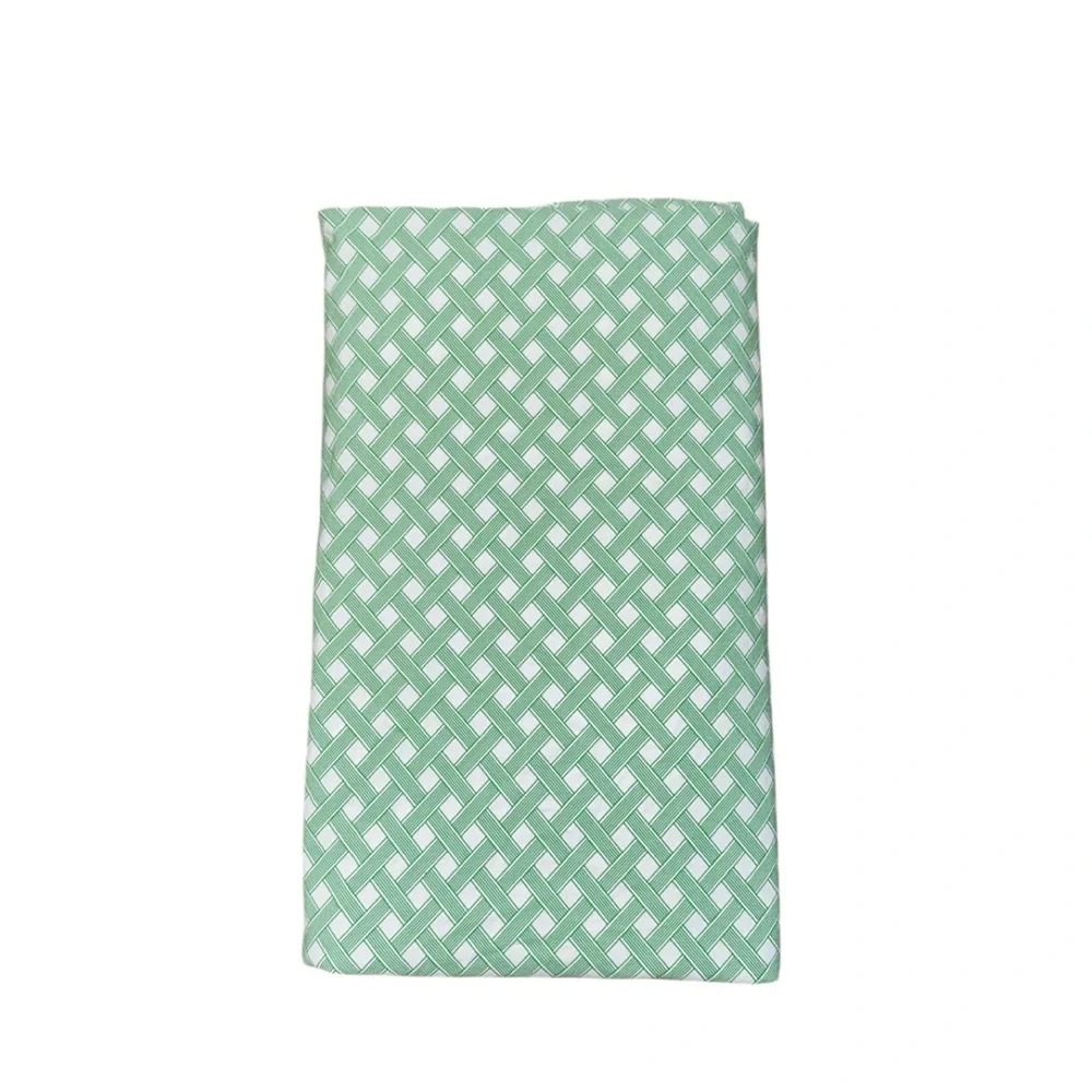 Jonathan Alder Green Lattice Weave Geometric Pattern Queen Duvet Cover‎